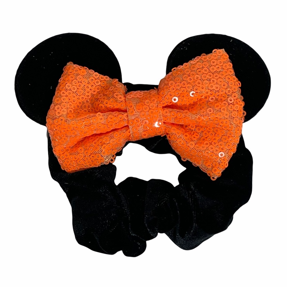 Minnie Mouse Ears hair scrunchie